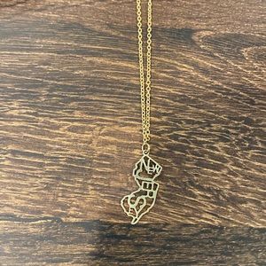 New Jersey NJ Necklace